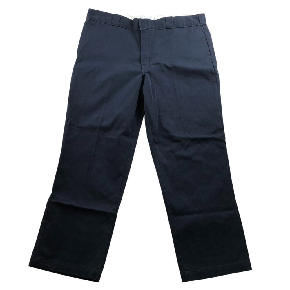 Dickies Mens Work Pants Size 40x30 Flex 874 Flex Straight Navy Relaxed Workwear
